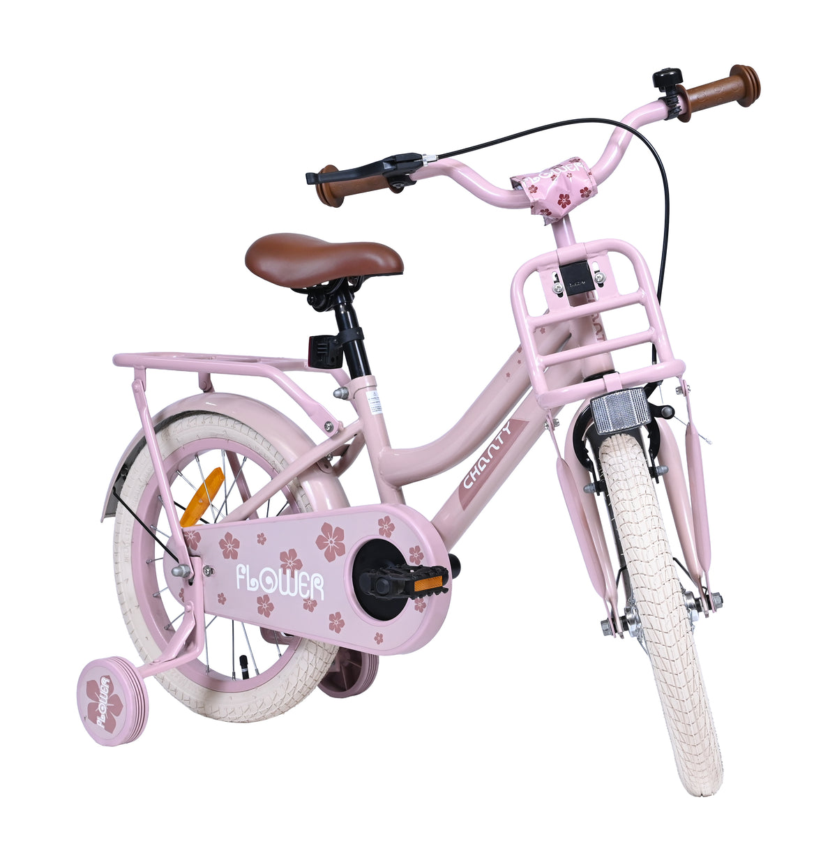 CHANTY Flower 16" Vélo fille rose clair |