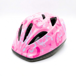Chanty Casque enfant – Rose avec cœurs  