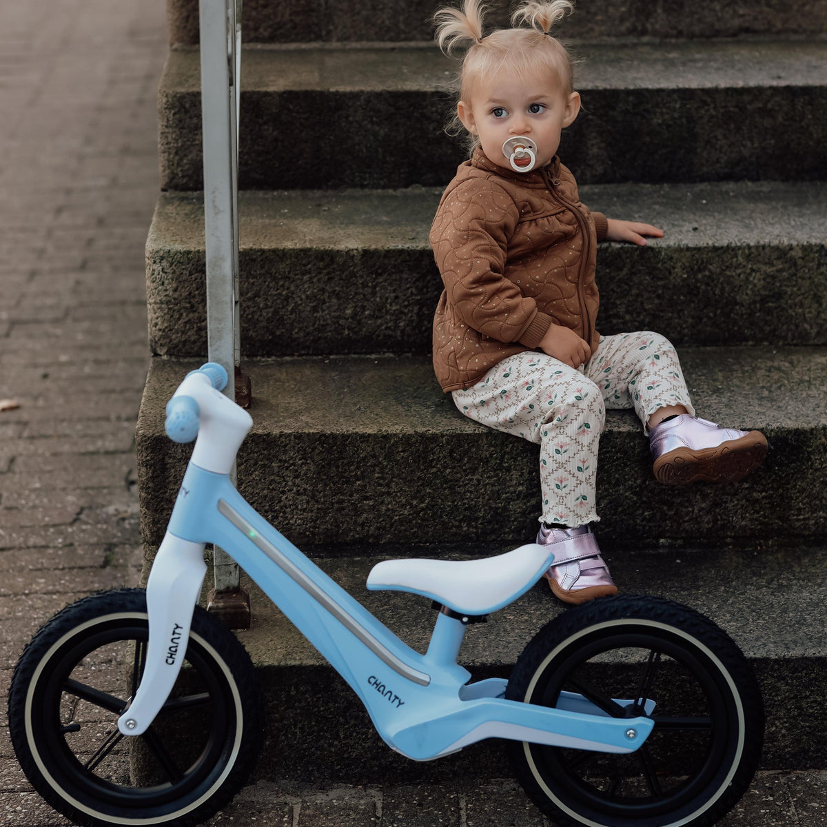 Chanty Go Vélo de course bleu | Avec éclairage intégré