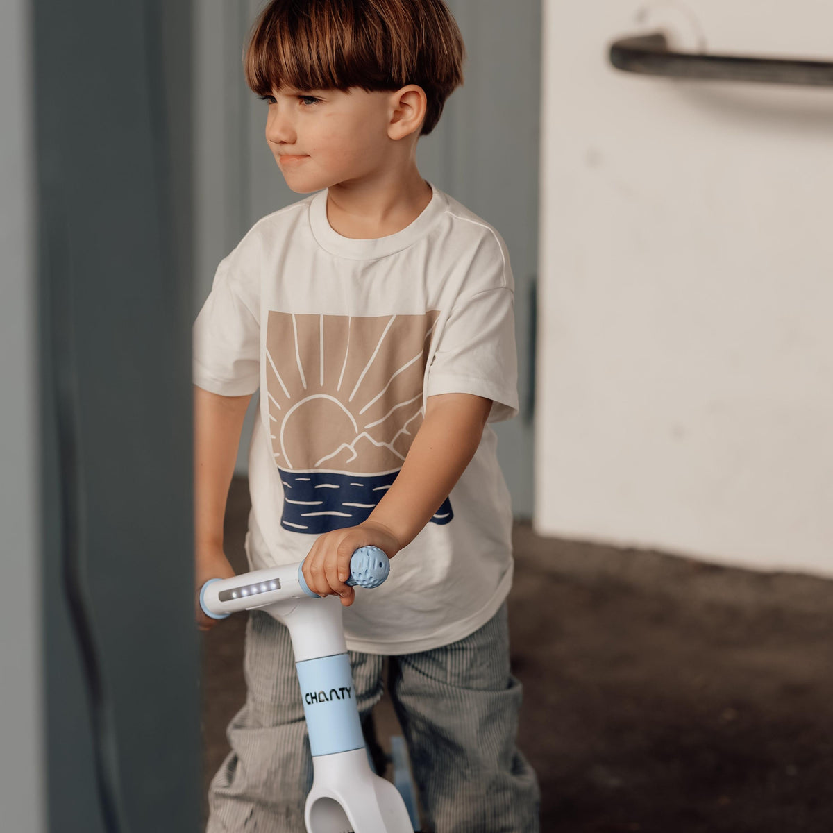 Chanty Go Vélo de course bleu | Avec éclairage intégré
