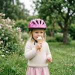 Chanty Casque enfant – Rose étoiles  