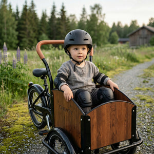 CHANTY Casque enfant + kit de protection – Noir  