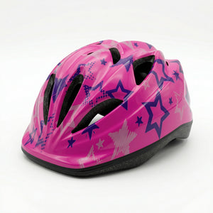 Chanty Casque enfant – Rose étoiles  
