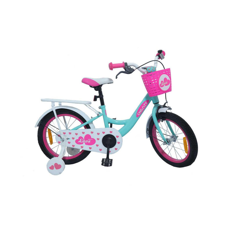 CHANTY Love 16" Vélo enfant vert menthe | Filles |  