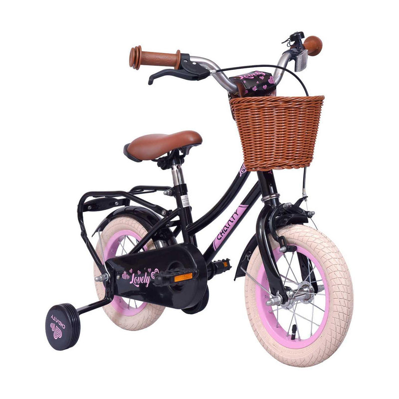 CHANTY Lovely 12" Vélo fille noir | 2-4 ans |  