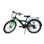 CHANTY Roader 24" Sort & Grøn Drengecykel | 7 Gear |