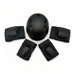 CHANTY Casque enfant + kit de protection – Noir  