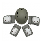 CHANTY Casque enfant + kit de protection – Beige sable  