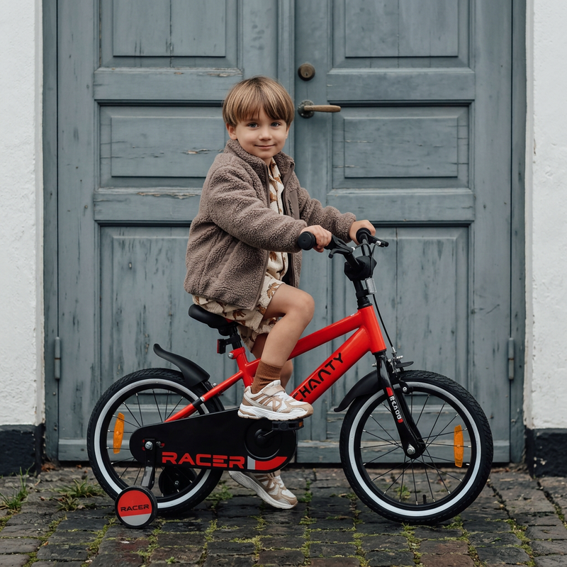 CHANTY Racer 16" Vélo garçon rouge | 4-6 ans |  