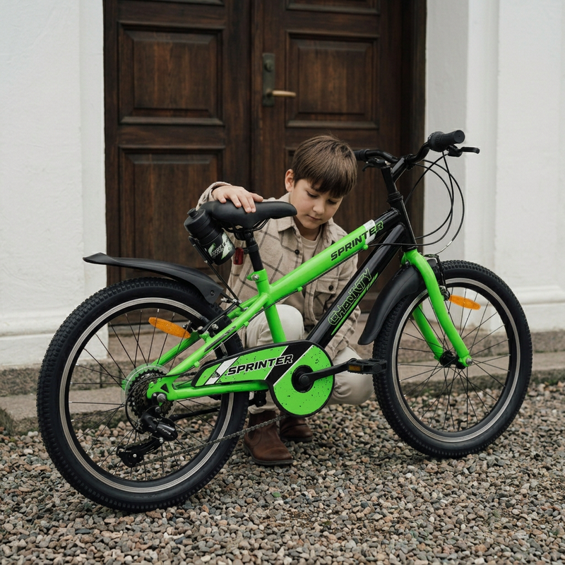 CHANTY Sprinter 20" Vélo garçon vert | 7 vitesses |  