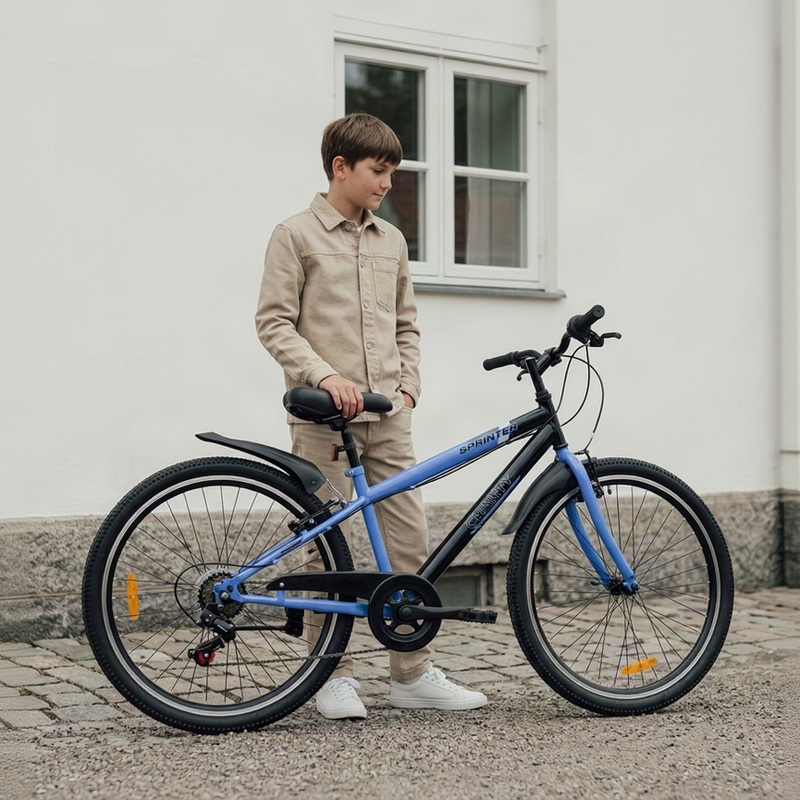 CHANTY Sprinter 20" Vélo garçon bleu | 7 vitesses |  