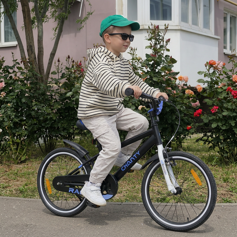 CHANTY Racer 20" Vélo garçon noir | 5-9 ans |  