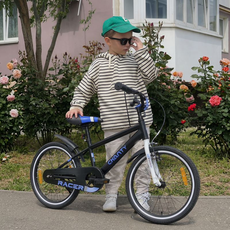CHANTY Racer 20" Vélo garçon noir | 5-9 ans |  