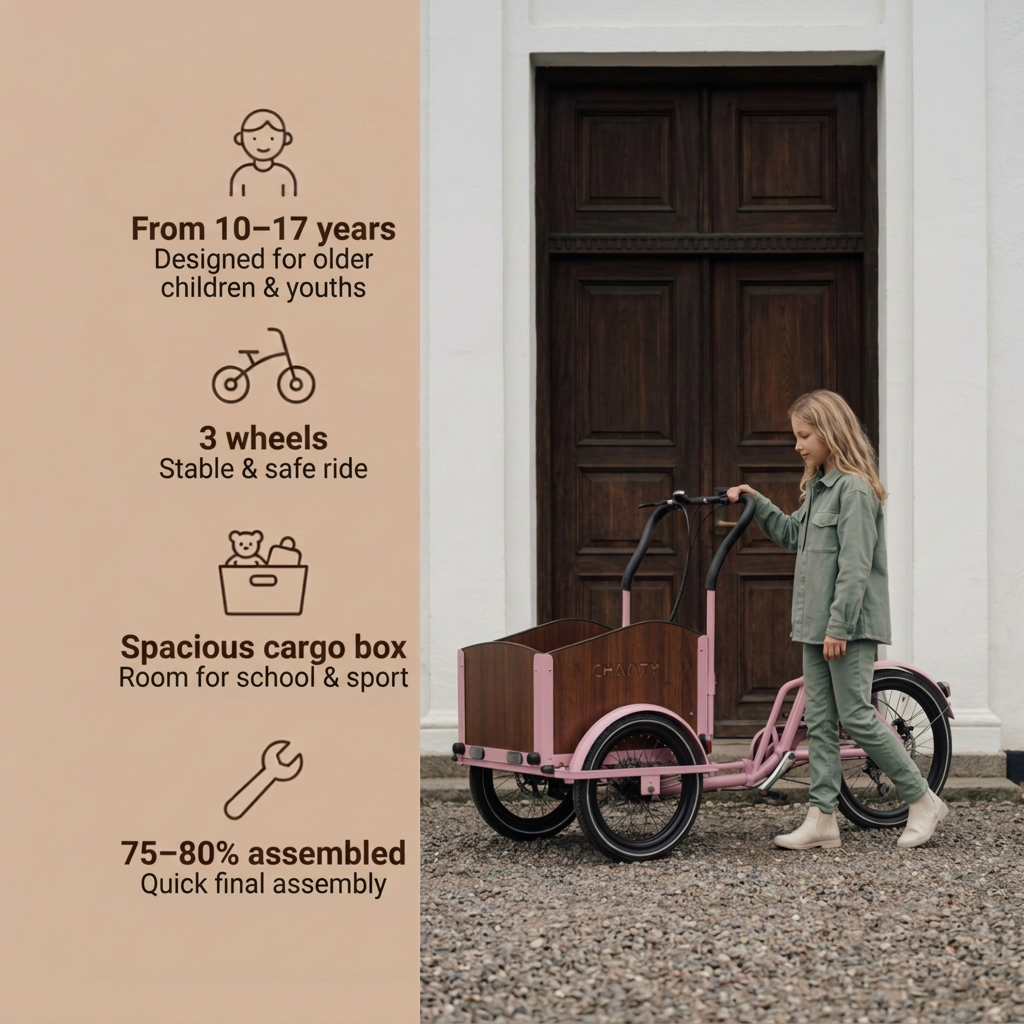 Chanty Cargo Teen - rose  